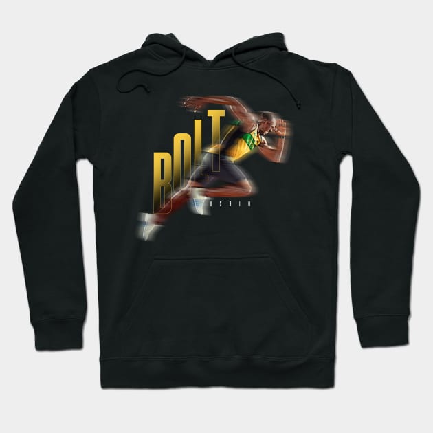 Usain Bolt Hoodie by Juantamad